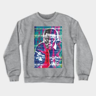 Yukio Mishima - Blue and Red Crewneck Sweatshirt